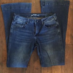 Cowgirl tough flared jeans